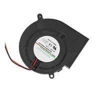 Haofy Ventilatore Radiale Senza Spazzole 12v DC, Ventilatore Centrifugo con Doppio Cuscinetto a Sfera, Ventilatore Centrifugo con 2 Pin, 97 * 94 * 33mm