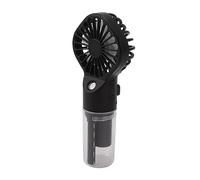 Haofy Ventola Portatile -Ventola della della USB Nebbia a Spruzzo Ad Acqua Ricaricabile per Raffreddamento Rapido in Ufficio o Materiale ABS All'aperto (Black)