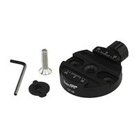 Haoge Convertitore adattatore da femmina a maschio con morsetto a sgancio rapido compatibile con Arca Swiss da 58 mm per treppiede Manfrotto testa a sfera morsetto di ricambio