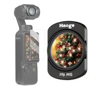 Haoge Filtro magnetico Star Light compatibile con DJI Osmo Pocket 3,6 punti Cross Starlight Twinkle Starburst Filtri per lenti multistrato effetto scintillante