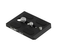 Haoge HQR-SC Adattatore per piastra a sgancio rapido, progettato per Sachtler Video DV4 DV6 DV8 DV8/100 DV10 3+3, DV10 5+5 FSB6T FSB8T FSB10T treppiedi con testa fluido per sostituire Touch & Go Plate