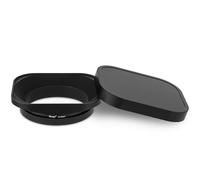 Haoge LH-E52T,Paraluce quadrato in metallo da 52 mm con tappo in metallo per lenti Canon Nikon Sony Leica Voigtlander Nikkor Panasonic Pentax Contax Olympus e altre lenti con filettatura filtro 52 mm