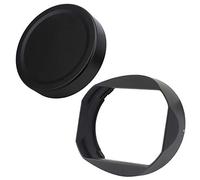 Haoge LH-X16B Paraluce quadrato in metallo con cappuccio in metallo Kit per obiettivo Fujifilm Fuji Fujinon XF 16mm F1.4 R WR xf16mm/f1.4