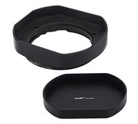 Haoge LH-X35B - Paraluce quadrato in metallo a baionetta per Fujinon XF35mmF2 R WR XF23mmF2 R WR XC 35mm F2 (XC35mmF2), Fuji 35mm F2 Hood, 23mm F2, sostituisce Fujifilm LH-XF35-2