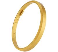 Haoge RRC-GR3Xk - Tappo ad anello decorativo in metallo per fotocamera RICOH GR3X/GRIIIX sostituisce GN-2 Golden