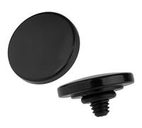 Haoge SRB-DB - Pulsante di scatto in metallo per Leica M8 M9 M10 M-E M-P M9-P M-A e Fujifilm X-E4 X-E2 X-E3 X-T2 X-T3 X-T30 X-T20 X-Pro1 X-Pro2 X100V X100T X100S X100F convesso nero