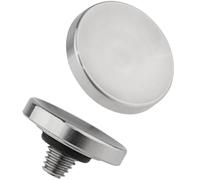 Haoge SRB-YS Pulsante di rilascio per otturatore in metallo per Fujifilm X-E2 X-E4 X-E3 X-T2 X-T3 X-T10 X-T20 X-Pro2 xpro3 X100T X100S X100F x100v e Leica M8 M9 0 M-E M P M9-P M-A Concavo Argento