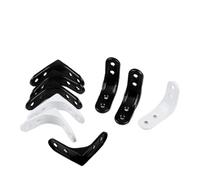 Haogui 6 Pezzi Codice angolare 90 Gradi Destra Ancoraggio Staffa a Forma di L Mobili Rinforzo Connettore Laminato Hardware