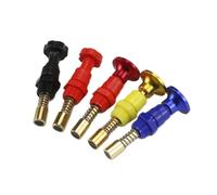 Haogui Compatibile con PE PWK 250 EXC ATV Moto Carburatore | Haogui Manuale Choke Avviamento Interruttore a Pistone Vite di Regolazione del Minimo(Idle screw-PE-Blue)