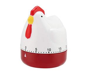 HAOHIZE Bellissimo timer per pollo, timer da Ambiente cottura Contatori di allarme forti Mini formato Sveglia meccanica da Ambiente cottura per la decorazione domestica Promemoria di
