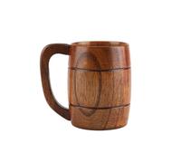 HAOHIZE Boccale da birra in legno, boccali da birra pesanti Bicchiere da birra in legno Boccali da birra Boccale da birra fatto a mano Regali per birra per uomo Boccale in legno Birra