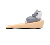 HAOHIZE Fermaporta, Fermaporta per Animali Simpatico Fermaporta per Animali Prevenzione delle collisioni Antivento Previene Lo Scivolamento Divertente Fermaporta Decorativo a Cuneo (Gattino)