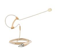 Haoin Auricolare a orecchio singolo microfono auricolare auricolare auricolare microfono per sistema wireless bodypack trasmettitore con cavo da 1,2 m e parabrezza 3,5 mm mono maschio vite spina