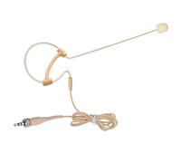 Haoin Auricolare con microfono a orecchio singolo microfono auricolare compatibile con sistema wireless Sennheiser Bodypack trasmettitore con cavo da 1,2 m e parabrezza 3,5 mm spina a vite femmina
