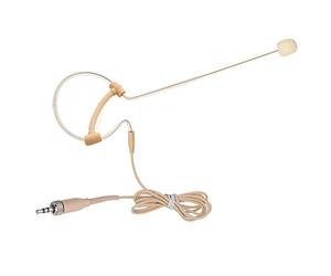 Haoin Auricolare con microfono a orecchio singolo microfono auricolare compatibile con sistema wireless Sennheiser Bodypack trasmettitore con cavo da 1,2 m e parabrezza 3,5 mm spina a vite femmina