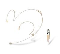 Haoin Microfono per cuffie a doppio orecchio con auricolari e microfono compatibile con AKG Wireless System Bodypack Trasmettitore con cavo da 1,2 m per parabrezza Mini XLR 3 pin TA3F Plug