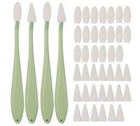 Haojiaho Set di 4 Sfumino per Disegno, Blending Stump, Spugnette Cancellabili, 2 Tipi di Testine, 40 Salviette di Ricambio, Tortillons per Evidenziare, Ombreggiare, Dettagliare e Correggere i Disegni