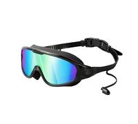 Haojieshun Suvaya Wide Lens Swimming Goggles, Anti Fog Swimming Goggles, With Ear Plugs, Replaceable Silicone Nose, No Leaking Clear Vision, Easy To Adjust For Adult Women Men Youth (A)