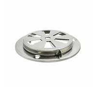 HAOJZE Serranda di sfiato dell'Aria in Acciaio Inossidabile for Scarico dell'affumicatore della griglia - Sostituzione della Presa d'Aria Rotonda Regolabile for la casa (1 Pezzo)(D 125mm)