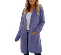 HAOLEI Cappotto Donna Lana Invernale Classico Media Lunghezza Montgomery Caldo Giacca Slim Fit Vintage Elegante Coat - Offerte Lampo Del Giorno