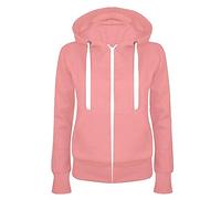HAOLEI Felpa con Cappuccio e Zip da Donna Standard Hoodie Tinta Unita Felpe Primavera Autunno Hoodie Classico Felpa Outwear Tops a Maniche Lunghe Casual Pullover Y2K Streetwear (Multicolore,S-XXL)