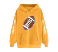 HAOLEI Felpa da Donna con Stampa a Maniche Lunghe Girocollo per Autunno E Inverno da Donna con Stampa Casual per Lo Sport Streetwear Felpe con Cappuccio Tempo Libero Sport Fitness
