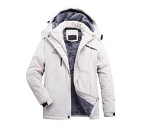 HAOLEI Giacca da Sci Montagna Impermeabile Parka da Neve Calda Imbottita Invernale Cappotto da Sci con Cappuccio Antivento Giubbotto da Viaggio Donna con Tasche Giubbotto Autunno 2024 Offerta