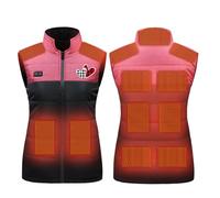 HAOLEI Gilet Riscaldato Elettrico Donna Giubbotto Riscaldante con Collo per Outdoor Invernale Warm Gilet Riscaldato Uomo Donna Giacca Riscaldata USB per Caccia Moto Sci e Campeggio (Senza Batteria)