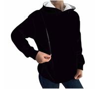 HAOLEI Incinta Allattamento Felpa Donna Manica Lunga Allattamento Camicia maternità Moda Maglione Caldo per L'Allattamento al Seno Top Allattamenti in Pile Felpa Premaman Loungewear al Seno