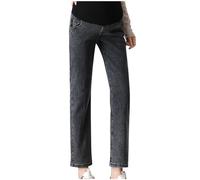 HAOLEI Jeans Premaman Donna, Leggins Super Elasticizzato e Comodo, Pantaloni Skinny, Jeggings su Tutta la Superficie, Pull on Strappato, Stretch Skinny Denim Pantaloni Jeans da Uomo Larghi
