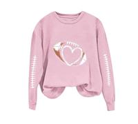 HAOLEI Maglione da Donna con Stampa a Maniche Lunghe Girocollo per Autunno E Inverno da Donna con Stampa Casual per Lo Sport Streetwear Felpe Senza Cappuccio Tempo Libero Sport Fitness