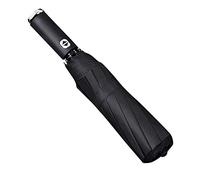 HAOLEI Ombrello Pieghevole Antivento (I-Nero)