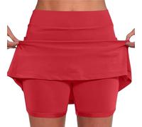 HAOLEI Pantaloncini Palestra Donna Gonna da Fitness Sportiva Donna Corta con Tasche e Pantaloncini Golf Gonne 2 in 1 Sportivi Gonna da Corsa Elastica per Tennis Golf Yoga Corsa Allenamento Offerte