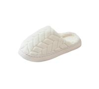 HAOLEI Pantofole Donna Con Pelo Invernali Ciabatte Calde Chiuse Peluche with Memory Foam Pelose Eleganti Comode Morbide Antiscivolo Unisex Eleganti Adatte per Interno ed Esterno