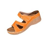 HAOLEI Sandali Sportivi da Donna Estive Sandali Trekking Sportivi Leggeri Sandalo con Zeppa Punta Aperta Antiscivolo Scarpe Estivi con Strappo Sandalo Passeggio con Supporto All'Arco Plantare