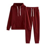HAOLEI Tuta Donna Sportiva Completa Invernale Tuta Leggero In Calda Morbida Comoda Set Da Ginnastica Jogging Tracksuit Fitness Felpa Con Cappuccio E Pantalone Palestra Donna Tuta Felpata per la Casa