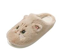 HAOLEI Unisex Pantofole Invernali Divertente Orso Animale Pantofole di Cotone Suole Spesse delle Donne Peluche Slipper Casa Inverno Nuovo Caldo Antiscivolo Bella Peluche Ciabatte per Interno Esterno