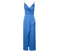 HAOLEI Vestito Donna Elegante Cerimonia Vestito a Lungo Abito da Festa Senza Maniche Abito da Cocktail Glitter con Spacco Scollo a V Abiti da Ballo Abito Maxi Abito Aderente Tubino Offerte Lampo