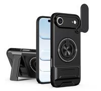 HAONANDE custodia per OPPO A3x 4G/A40 4G/A3 4G/A60 5G con ring stand magnetico, cover militare antiurto con protezione fotocamera scorrevole compatible with MagSafe ricarica wireless Nero