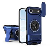HAONANDE custodia per Realme P3 5G / Realme 14 5G / Realme 14T 5G con ring stand magnetico, cover militare antiurto con protezione fotocamera scorrevole compatible with MagSafe ricarica wireless Blu