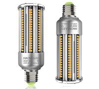 HAONIULED Lampadina LED E27 35W Luce Calda 3000K 4000LM Lampada Mais LED E27, Equivalenti a 300W Incandescenza, Bianca Caldo Lampadine E27 LED Pannocchia, Nessun Sfarfallio Non Dimmerabile - 2 Pezzi