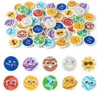 Haooryx 60Pcs Sistema Solare Mini Gomma per Bambini Bulk Novità Spazio Esterno Matita Eraser 3D Miniature Desk Puzzle Eraser per Studenti Compiti a Casa Ricompensa Premi in aula Bambini Compleanno