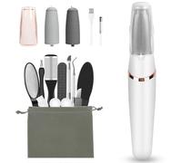 Haootadiy - Kit elettrico per la rimozione dei calli per piedi, per pedicure e rimozione calli elettrici con 12 in 1, rimuove la pelle secca per piedi più lisci, cura dei piedi per pelle morta, regalo