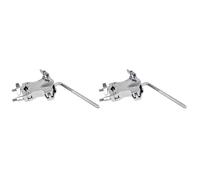 Haopeuk 2X Morsetto per Batteria Supporto per Batteria nel Metallo Clip di Prolunga Staffa di Collegamento Clip Accessori per Batteria un Percussione Strumenti
