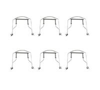 Haopeuk 6X Harmonica Neck Holder 10 Holes Blues Arpa Bocca Organiera Rack Armonico-