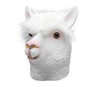 HAORONG Novità Maschera in lattice per feste in maschera con animale, alpaca