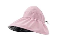 HAOSEM Cappellino protezione solare da donna di modo anti-UV sunshade cap anti-ultravioletto cappuccio vuoto regolabile UPF50+visiera cappello esterno cappello da sole