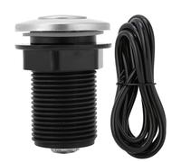 Haosie Interruttore a pulsante da 32 mm, pulsante automatico autobloccante, kit di tubi dell'aria pneumatici, per smaltimento di rifiuti alimentari, apparecchiature sanitarie