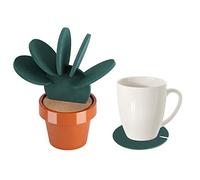Haosie Sottobicchieri Creativi a Forma di Cactus, 6Pz Isolati, Oggetti Decorativi per Casa, Cucina, Soggiorno e Bar