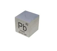 HAOTAISH Gli Elementi periodici chimici del Blocco dell'elemento vengono utilizzati per l'esposizione del Laboratorio didattico, Lunghezza del Bordo 10mm,Lead (Pb)